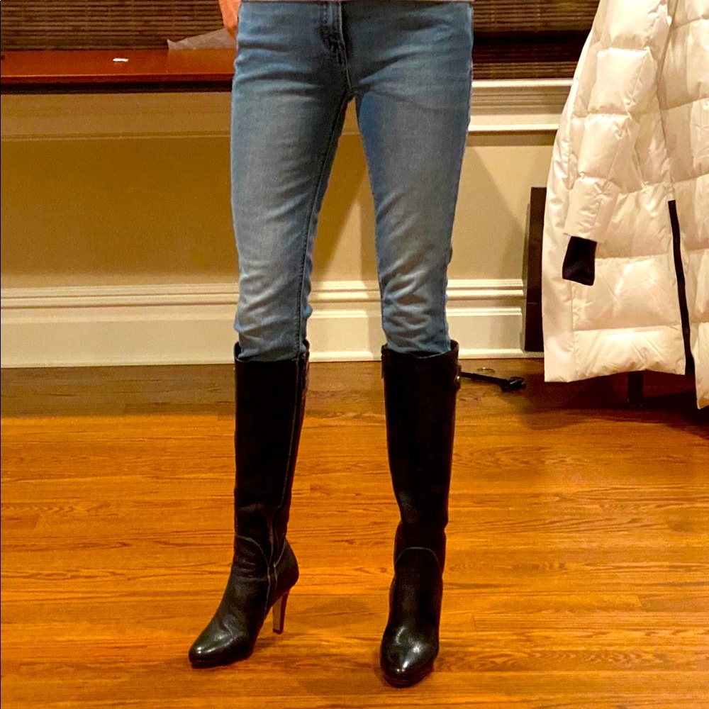 Cole Haan knee high leather boots size 6.5
